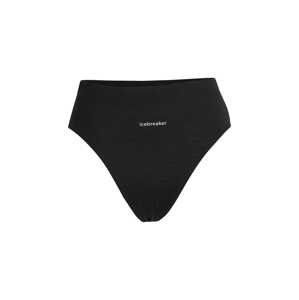 dámské merino kalhotky ICEBREAKER Wmns Queens High Cut Brief, Black velikost: M