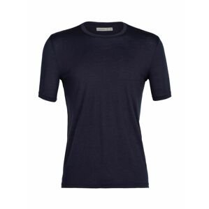 pánské merino triko krátký rukáv ICEBREAKER Mens Tech Lite II SS Tee, Midnight Navy velikost: S