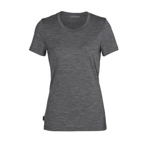 dámské merino triko krátký rukáv ICEBREAKER Wmns Tech Lite II SS Tee, Gritstone Heather velikost: M