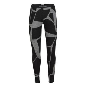 dámské merino spodky ICEBREAKER Wmns 250 Vertex Leggings  Landscapes, Black/J velikost: XS