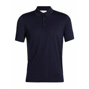 pánské merino polo triko ICEBREAKER Mens Tech Lite II SS Polo, Midnight Navy velikost: M