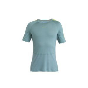 ICEBREAKER Mens 125 ZoneKnit™ SS Crewe, Cloud Ray/Hyper/Cb velikost: XL