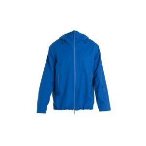 ICEBREAKER Mens Merino Shell+ Peak Hooded Jacket, Lazurite velikost: L