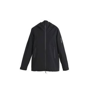 ICEBREAKER Wmns Merino Shell+ Peak Hooded Jacket, Black velikost: S