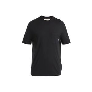 ICEBREAKER Mens Merino 150 Tech Lite III SS Relaxed Pocket Tee, Black velikost: XXL