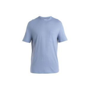 ICEBREAKER Mens Merino 150 Tech Lite III SS Relaxed Pocket Tee, Kyanite velikost: L