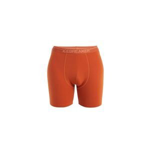 ICEBREAKER Mens Anatomica Long Boxers, Molten velikost: L