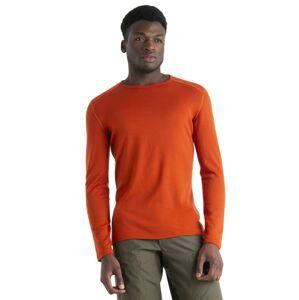 ICEBREAKER Mens 260 Tech LS Crewe, Molten velikost: XL