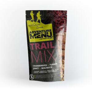 Sušené maso Adventure menu Trailmix - Cranberry | turkey JERKY | Walnuts velikost: 50 g (min. trvanlivost do 6.6.2024)