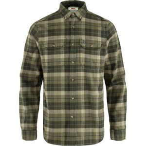 FJÄLLRÄVEN Singi Heavy Flannel Shirt M, Green-Deep Forest (vzorek) velikost: M