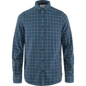 FJÄLLRÄVEN Övik Flannel Shirt M, Indigo Blue-Flint Grey (vzorek) velikost: M