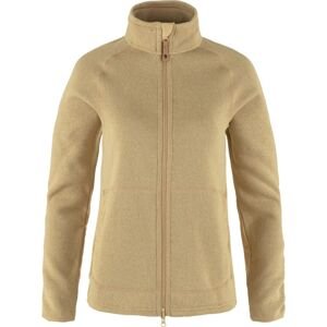 FJÄLLRÄVEN Övik Fleece Zip Sweater W, Dune Beige (vzorek) velikost: S