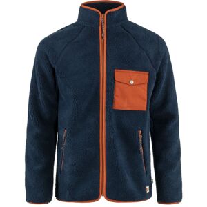 FJÄLLRÄVEN Vardag Pile Fleece M, Navy Autumn Leaf velikost: M