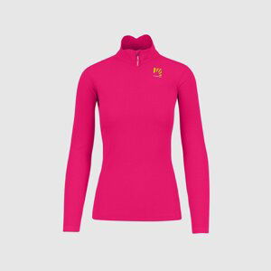 Dámská mikina KARPOS W Pizzocco Half Zip, Pink velikost: M