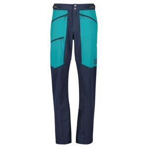 Pánské kalhoty SCOTT Pants M's Explorair Softshell Pro, Dark Blue/Winter Green (vzorek) velikost: M