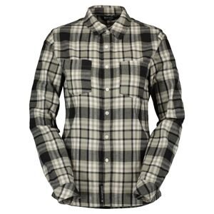 Dámská košile dlouhý rukáv SCOTT Shirt W's Flannel LS, Dust Grey/Black (vzorek) velikost: M