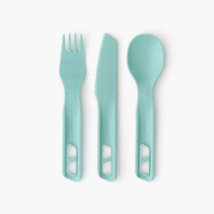 Příbor Sea to Summit Passage Cutlery Set - 3 kusy barva: modrá