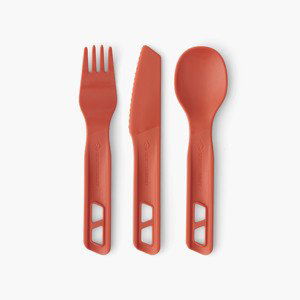 Příbor Sea to Summit Passage Cutlery Set - 3 kusy barva: oranžová