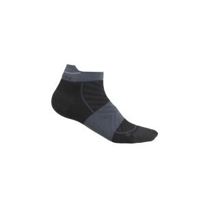 ICEBREAKER Wmns Merino Run+ Ultralight Micro, Black/Graphite (vzorek) velikost: M