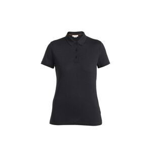 ICEBREAKER Wmns Merino 150 Tech Lite III SS Polo, Black (vzorek) velikost: S