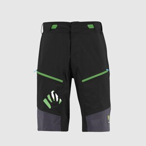 KARPOS M Rapid Baggy Shorts, Black/Dark Grey/Green Fluo (vzorek) velikost: L