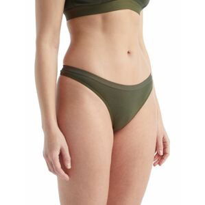 dámské merino kalhotky ICEBREAKER Wmns Siren Thong, Loden velikost: XL