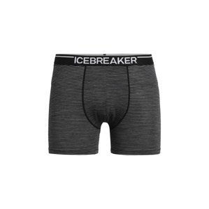 pánské merino boxerky ICEBREAKER Mens Anatomica Boxers, Gritstone Heather velikost: XL