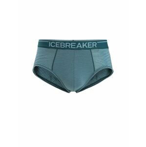 ICEBREAKER Mens Anatomica Briefs, Green Glory/Astral Blue velikost: L