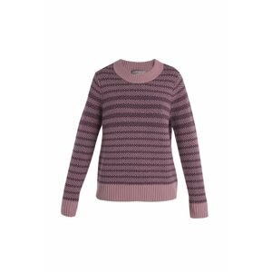 ICEBREAKER Wmns Waypoint Crewe Sweater, Crystal/Nightshade velikost: M