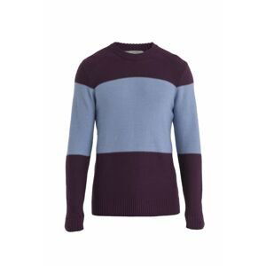 ICEBREAKER Mens Waypoint Crewe Sweater, Nightshade/Kyanite velikost: M