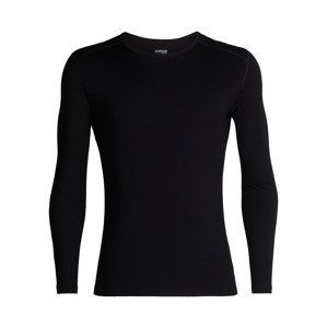 pánské merino triko dlouhý rukáv ICEBREAKER Mens 260 Tech LS Crewe, Black velikost: XXL