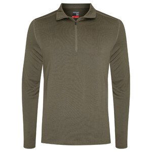 pánské merino triko dlouhý rukáv  ICEBREAKER Mens 260 Tech LS Half Zip, Loden velikost: L