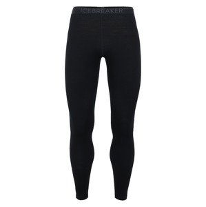 pánské merino spodky ICEBREAKER Mens 260 Tech Leggings, Black velikost: XXL