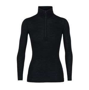 dámské merino triko ICEBREAKER Wmns 175 Everyday LS Half Zip, Black velikost: M