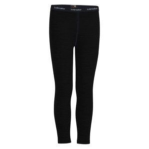 Dětské merino spodky ICEBREAKER Kids 200 Oasis Leggings, Black velikost: 6