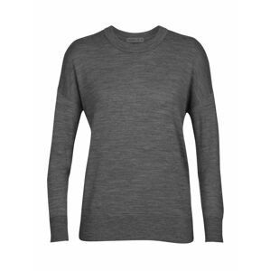 dámský svetr ICEBREAKER Wmns Shearer Crewe Sweater, Gritstone HTHR velikost: M