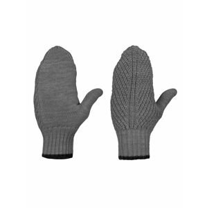 rukavice ICEBREAKER Adult Waypoint Mittens, Gritstone HTHR/Black velikost: XS