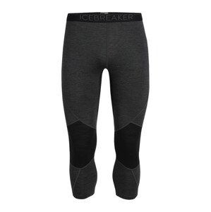 pánské merino spodky ICEBREAKER Mens 260 Zone Legless, Jet HTHR/Black velikost: M