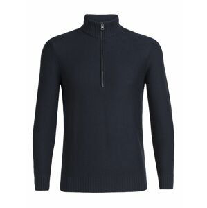 pánský svetr ICEBREAKER Mens Waypoint LS Half Zip, Midnight Navy velikost: L