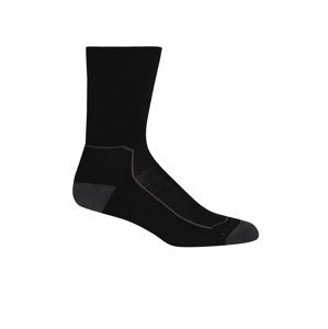 dámské merino ponožky ICEBREAKER Wmns Hike+ Medium Crew, Black/Monsoon/Mink velikost: M