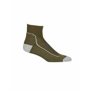 dámské merino ponožky ICEBREAKER Wmns Hike+ Light Mini, Loden/Blizzard Heather/Snow velikost: M