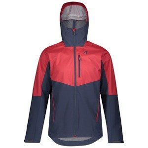Pánská bunda SCOTT Jacket M's Explorair Ascent, wine red/blue nights velikost: S