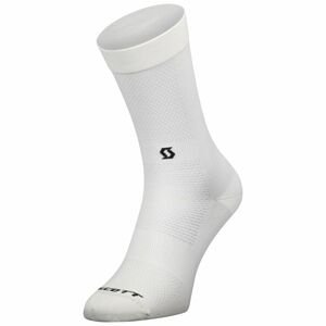 SCOTT Sock Performance No Shortcuts Crew, white/black (vzorek) velikost: EU 42 - 44