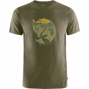 FJÄLLRÄVEN Arctic Fox T-Shirt M, Dark Olive velikost: M