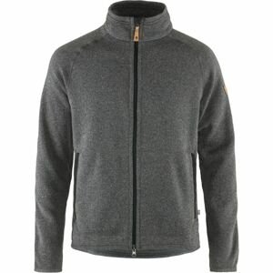 FJÄLLRÄVEN Övik Fleece Zip Sweater M, Dark Grey velikost: M