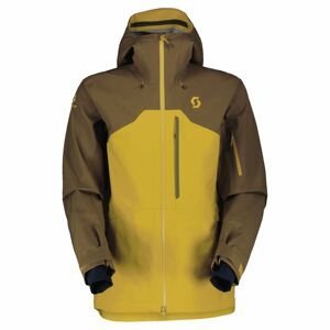 SCOTT Jacket M's Vertic 3L, Earth Brown/Mellow Yellow (vzorek) velikost: M