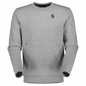 SCOTT Crewneck M's Tech, Grey Melange (vzorek) velikost: M