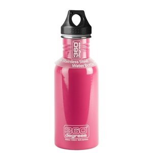 láhev 360° Degrees Stainless Drink Kids Bottle 350 ml with Kids Flip Cap, Pink velikost: růžová