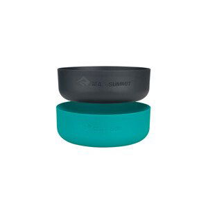 Sada misek Sea to Summit miska DeltaLight Bowl Set 730ml & 800ml Pacific Blue & Charcoal velikost: OS (UNI)