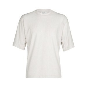 pánské merino triko ICEBREAKER Mens 200 Terry Half Sleeve, Ecru HTHR (vzorek) velikost: M